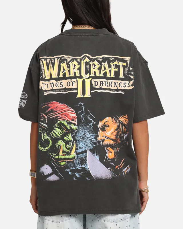American Thrift X Warcraft II: Tides Of Darkness Heavy T-Shirt Black Wash sold by Culture Kings