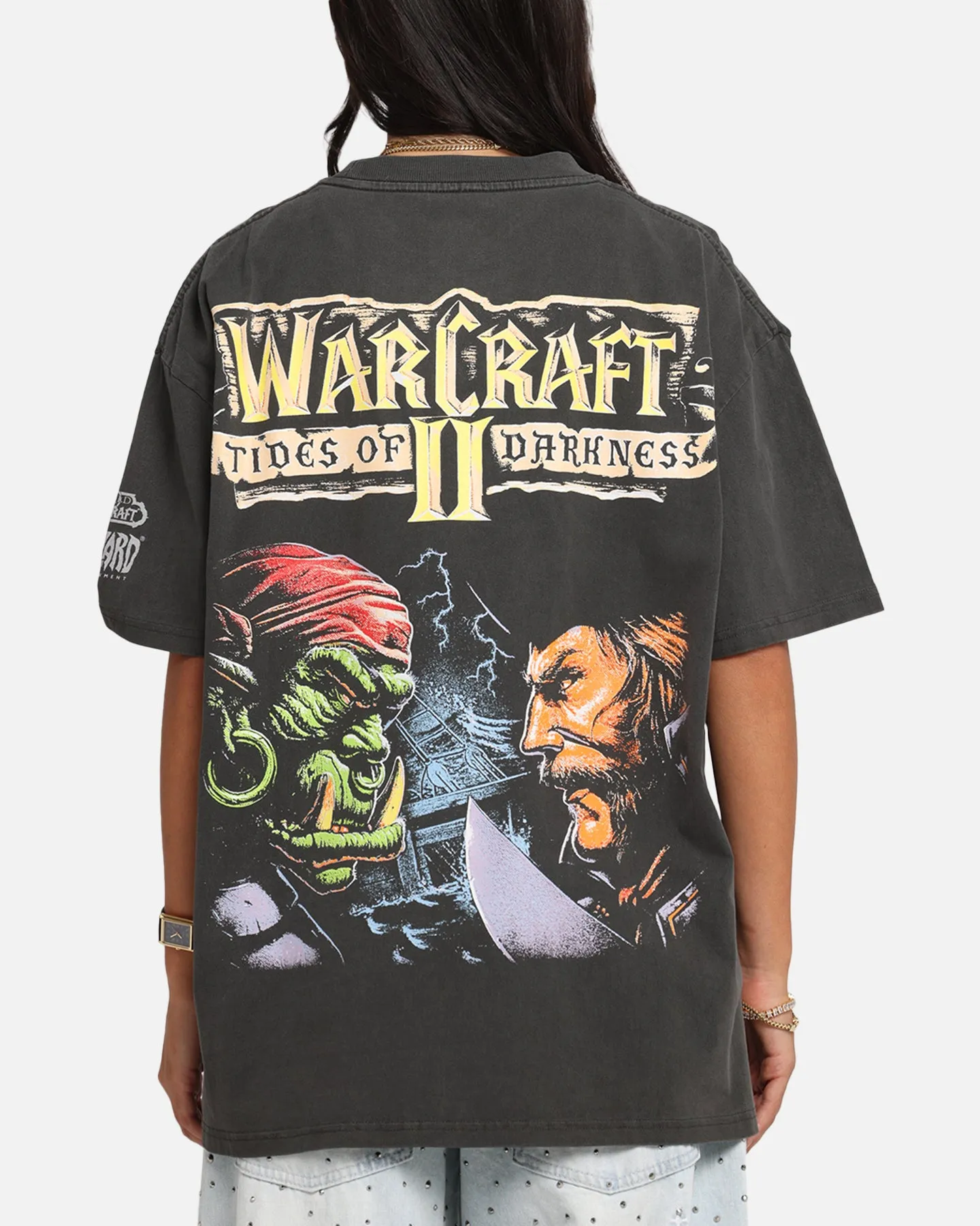 American Thrift X Warcraft II: Tides Of Darkness Heavy T-Shirt Black Wash sold by Culture Kings