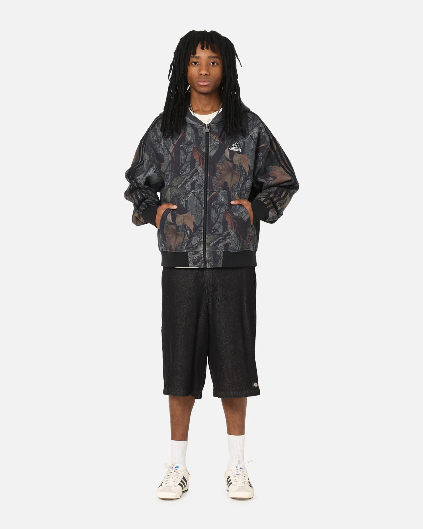 Adidas Camo Zip Up Hoodie Black sold by Culture Kings product image thumbnail 2