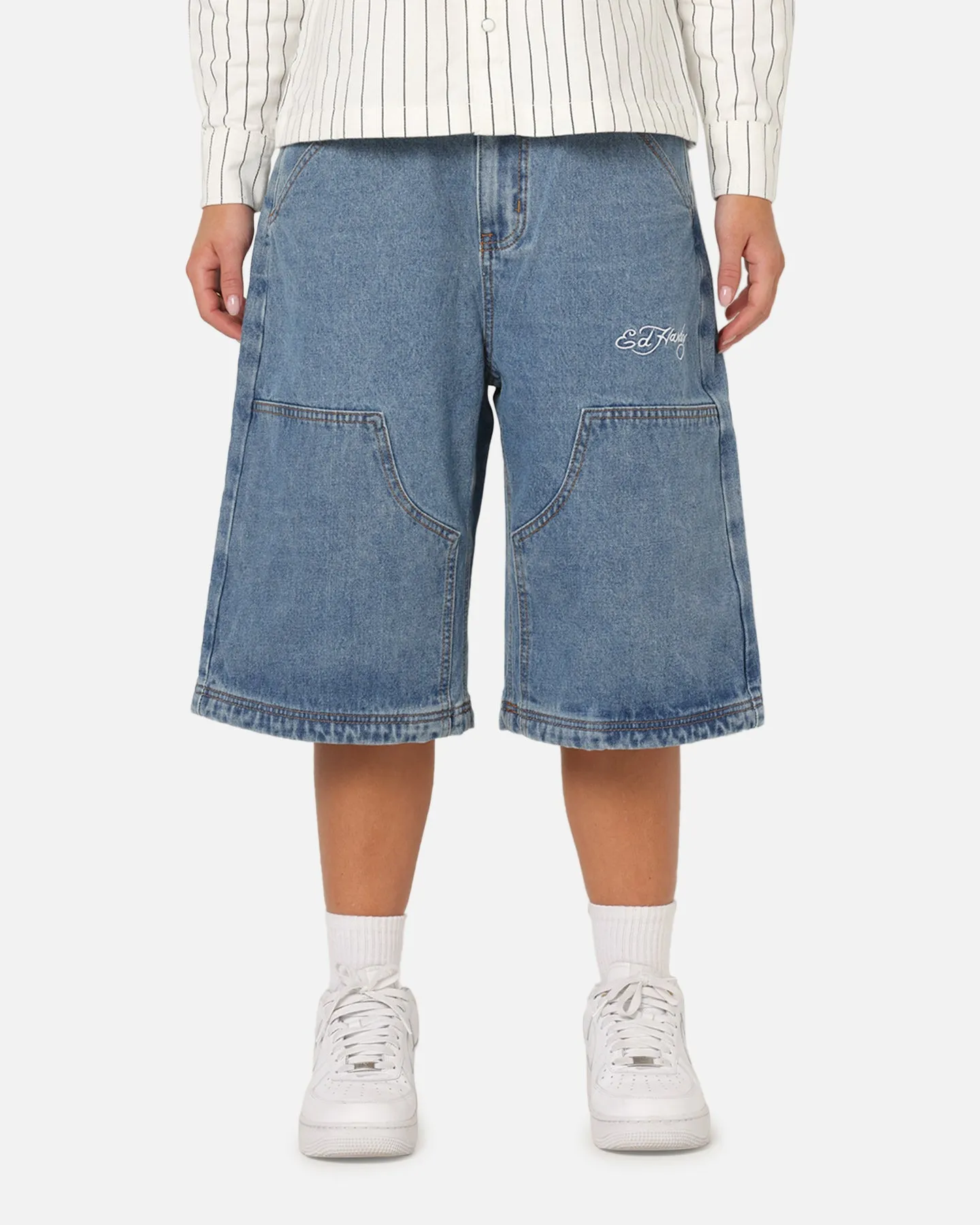 Ed Hardy Dragon Jorts Mid Blue Denim sold by Culture Kings product image thumbnail 5