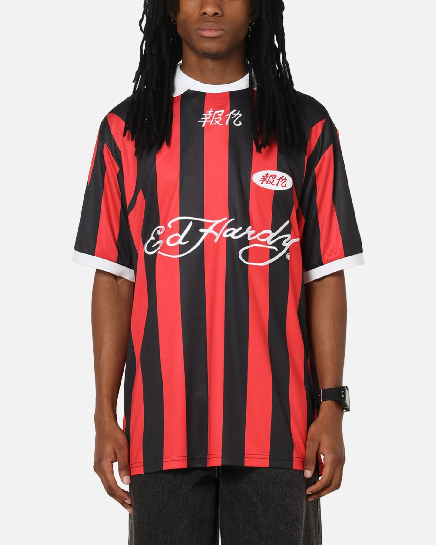 Ed Hardy Shinjuku Jersey Red/Black sold by Culture Kings product image thumbnail 2