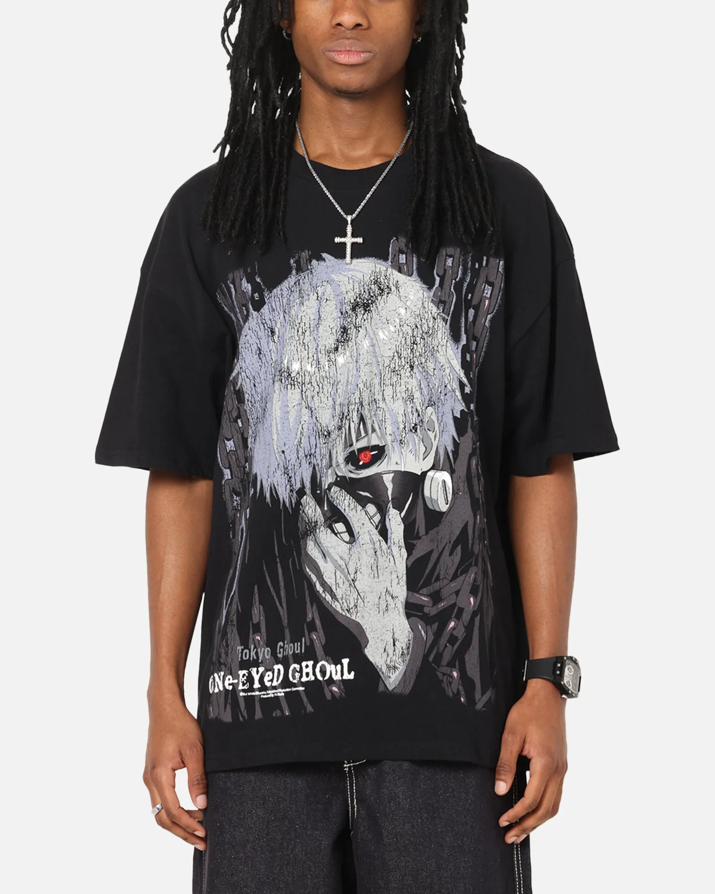 73Studio X Tokyo Ghoul One Eyed Ghoul T-Shirt Black sold by Culture Kings
