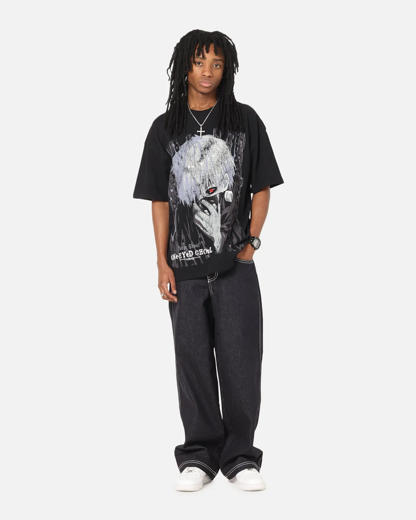 73Studio X Tokyo Ghoul One Eyed Ghoul T-Shirt Black sold by Culture Kings product image thumbnail 3