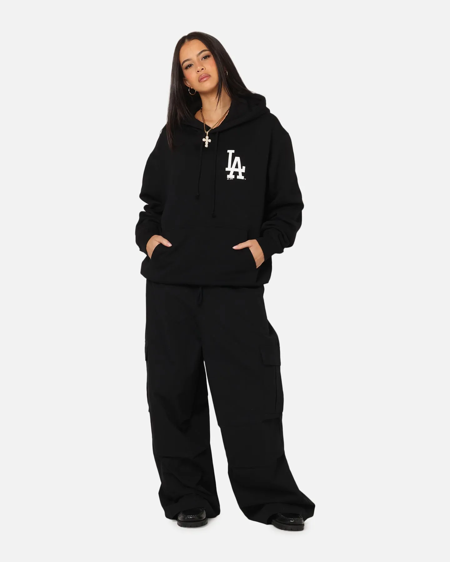 Majestic Athletic Los Angeles Dodgers Champs Serial Mono Hoodie Black sold by Culture Kings product image thumbnail 4