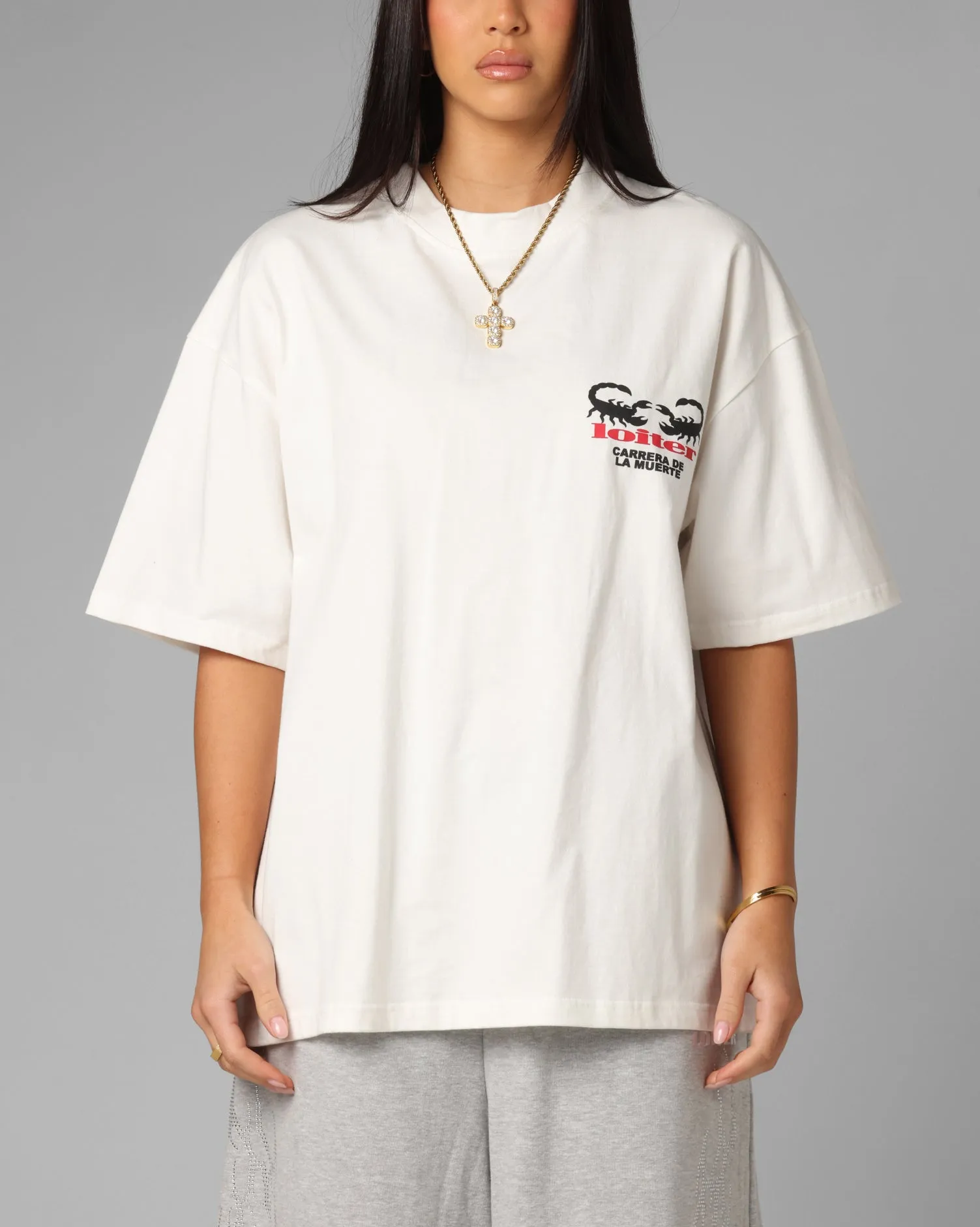 Loiter Bullrush Premium T-Shirt Off White sold by Culture Kings product image thumbnail 2
