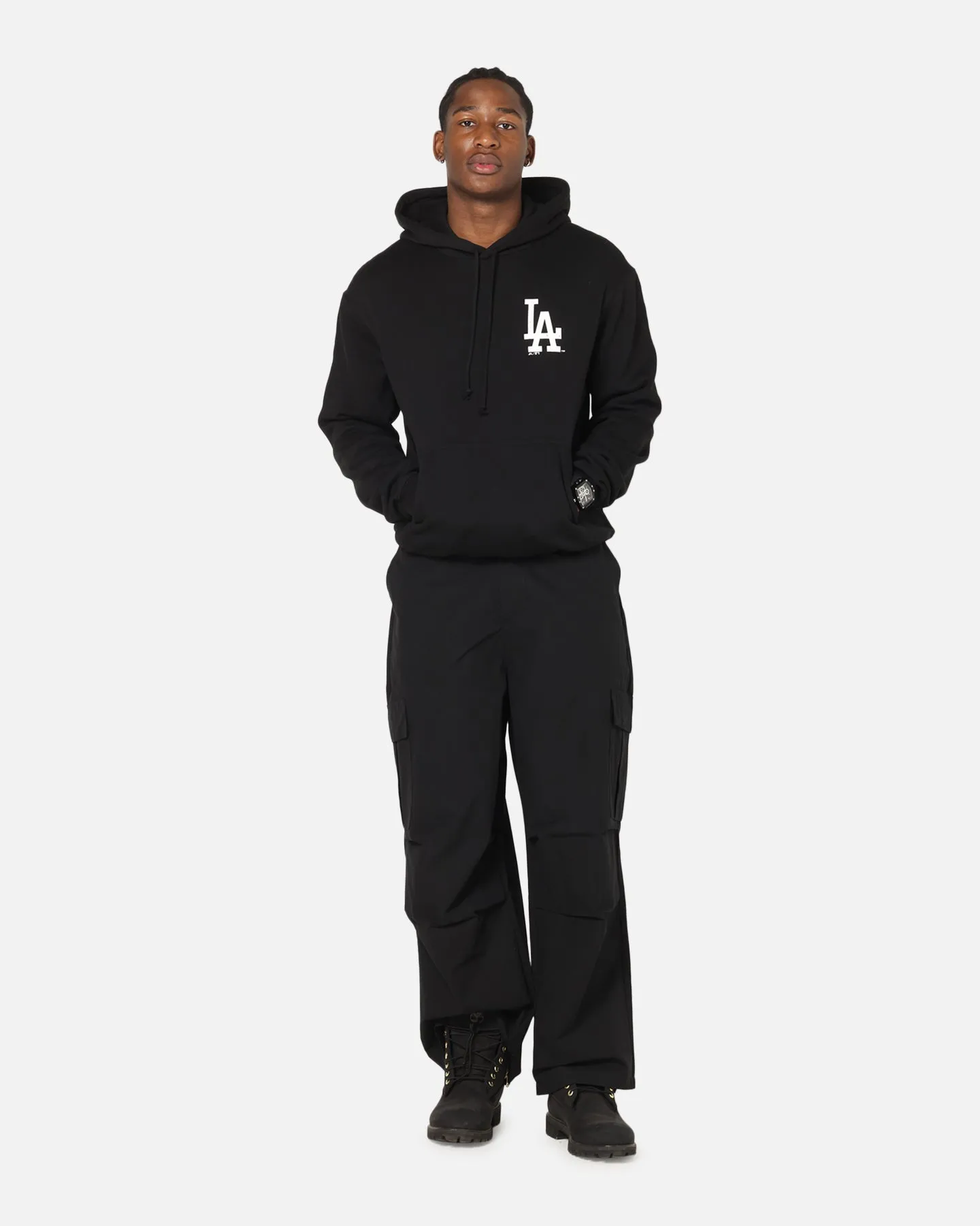 Majestic Athletic Los Angeles Dodgers Champs Serial Mono Hoodie Black sold by Culture Kings product image thumbnail 4
