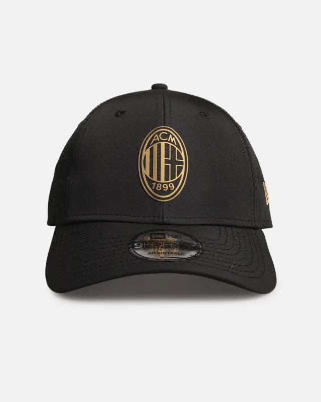 New Era AC Milan 9FORTY Casual Strapback Black/Gold made by New Era