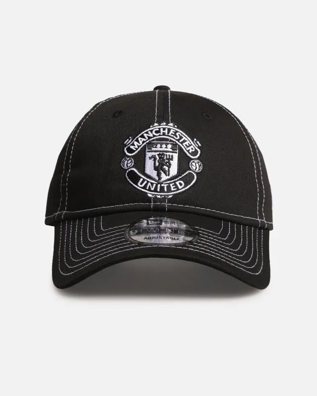New Era Manchester United F.C. 9TWENTY Strapback Black sold by Culture Kings