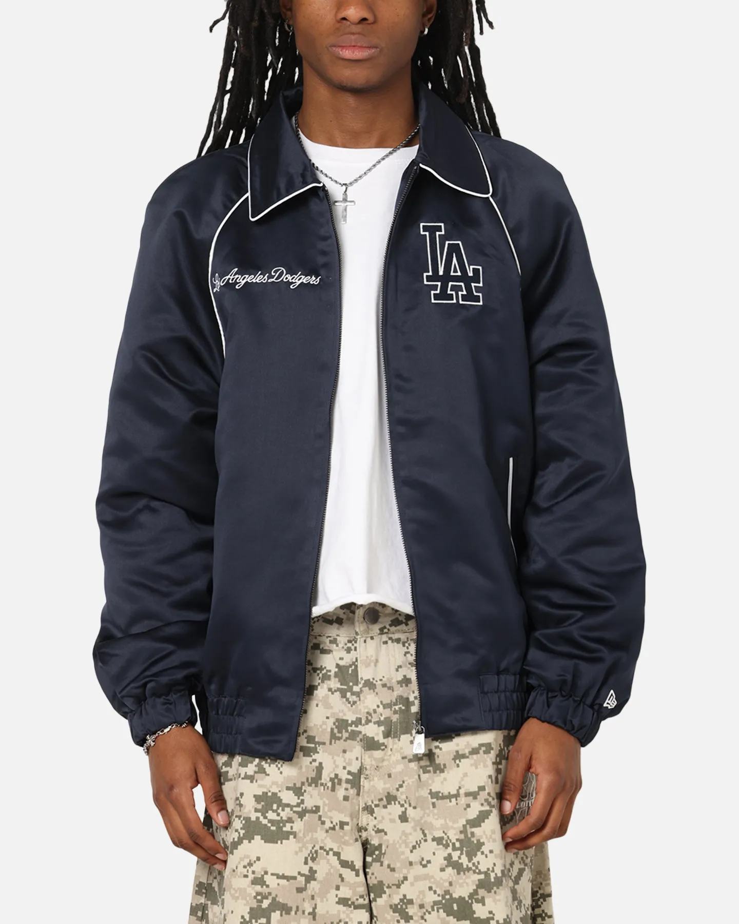 New Era Los Angeles Dodgers MLB Club Jacket Navy sold by Culture Kings