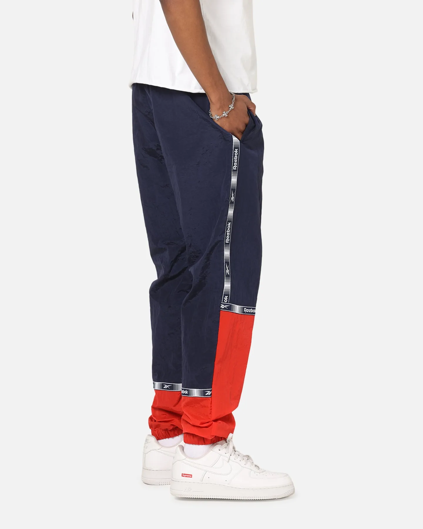 Reebok Colour Block Joggers Navy/Red sold by Culture Kings product image thumbnail 5