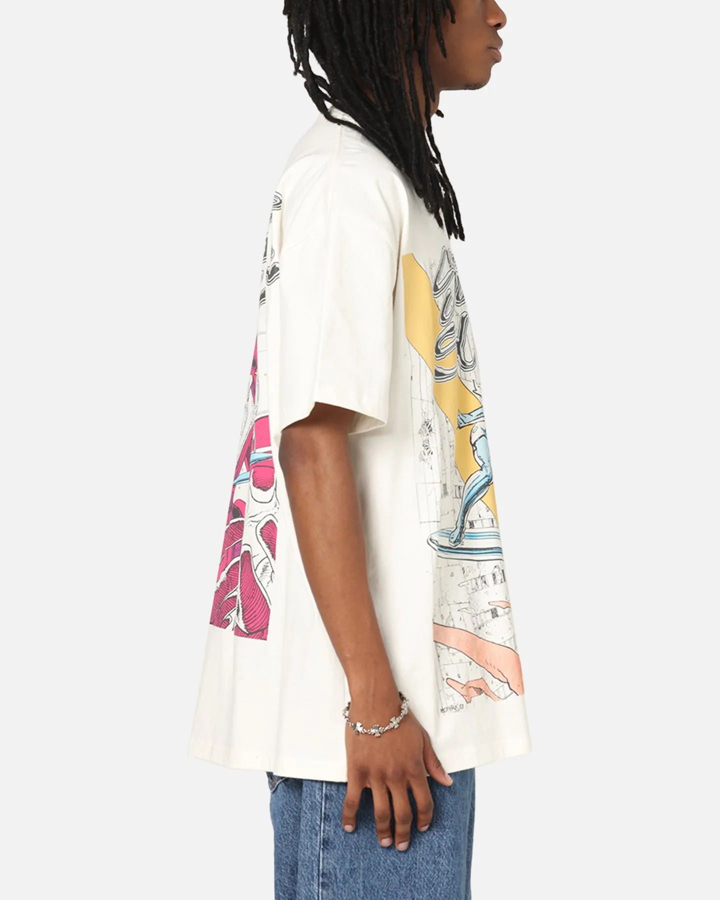 73Studio Marvel Fantastic Four Silver Surfer Heavy T-Shirt Off White sold by Culture Kings product image thumbnail 5