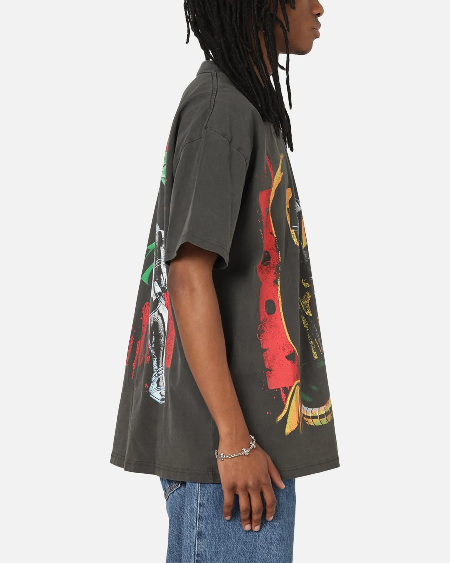 73Studio Marvel Fantastic Four Doctor Doom Heavy T-Shirt Black Wash sold by Culture Kings product image thumbnail 5