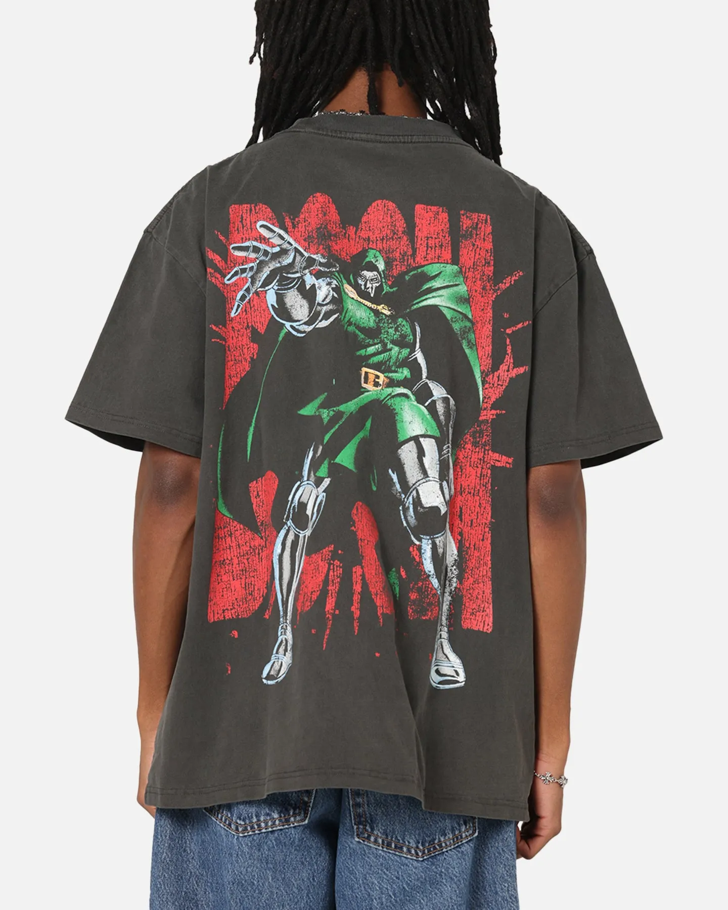 73Studio Marvel Fantastic Four Doctor Doom Heavy T-Shirt Black Wash sold by Culture Kings product image thumbnail 2