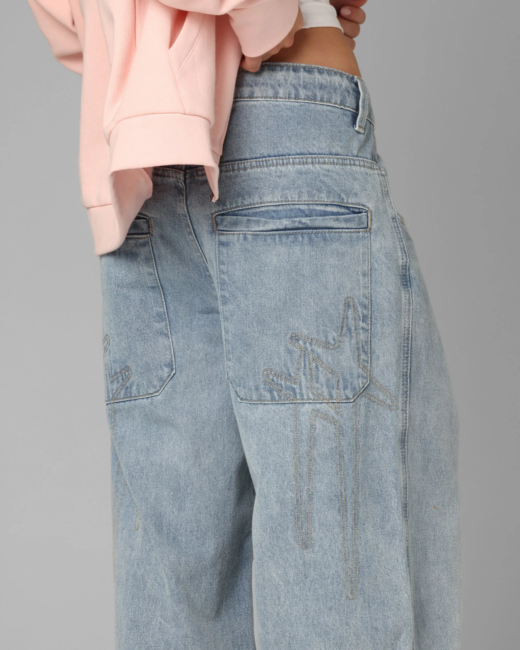 Loiter Star Born Jeans Washed Blue sold by Culture Kings product image thumbnail 4