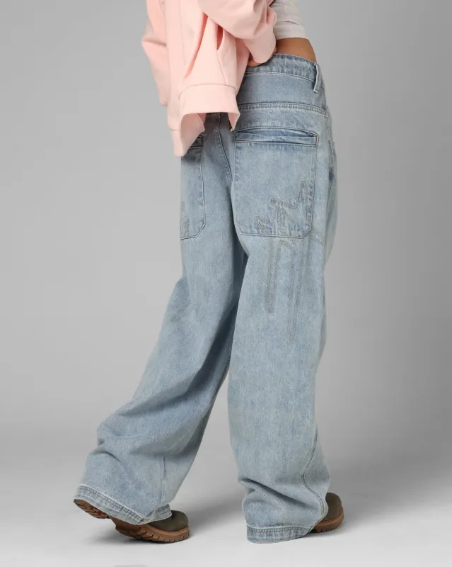 Loiter Star Born Jeans Washed Blue sold by Culture Kings