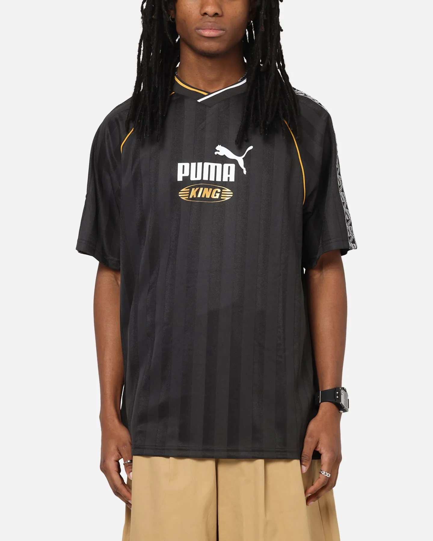 Puma King Relaxed Football Jersey Black sold by Culture Kings