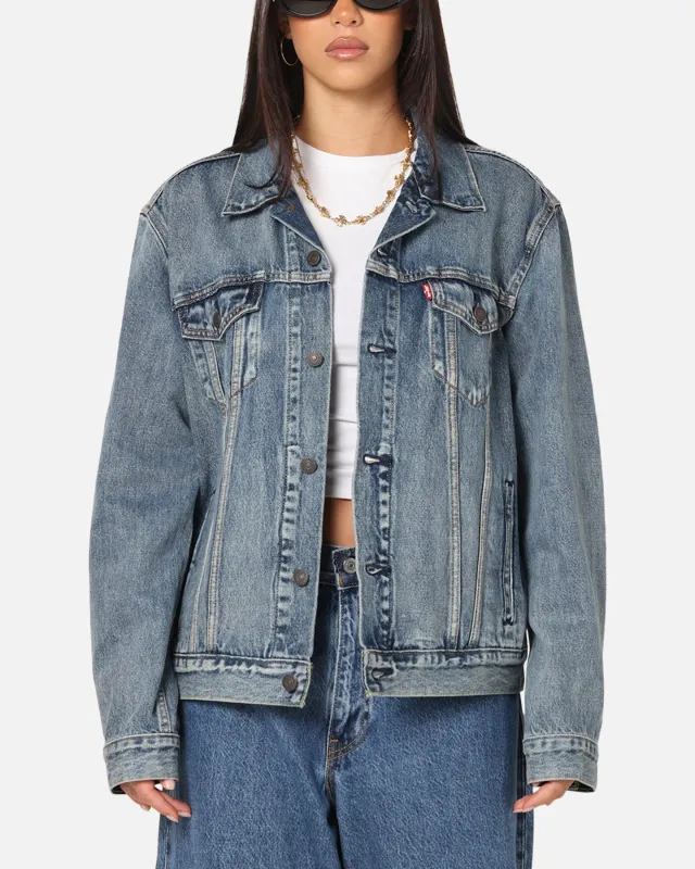 Levi Strauss And Co Denim Trucker Jacket Sky sold by Culture Kings