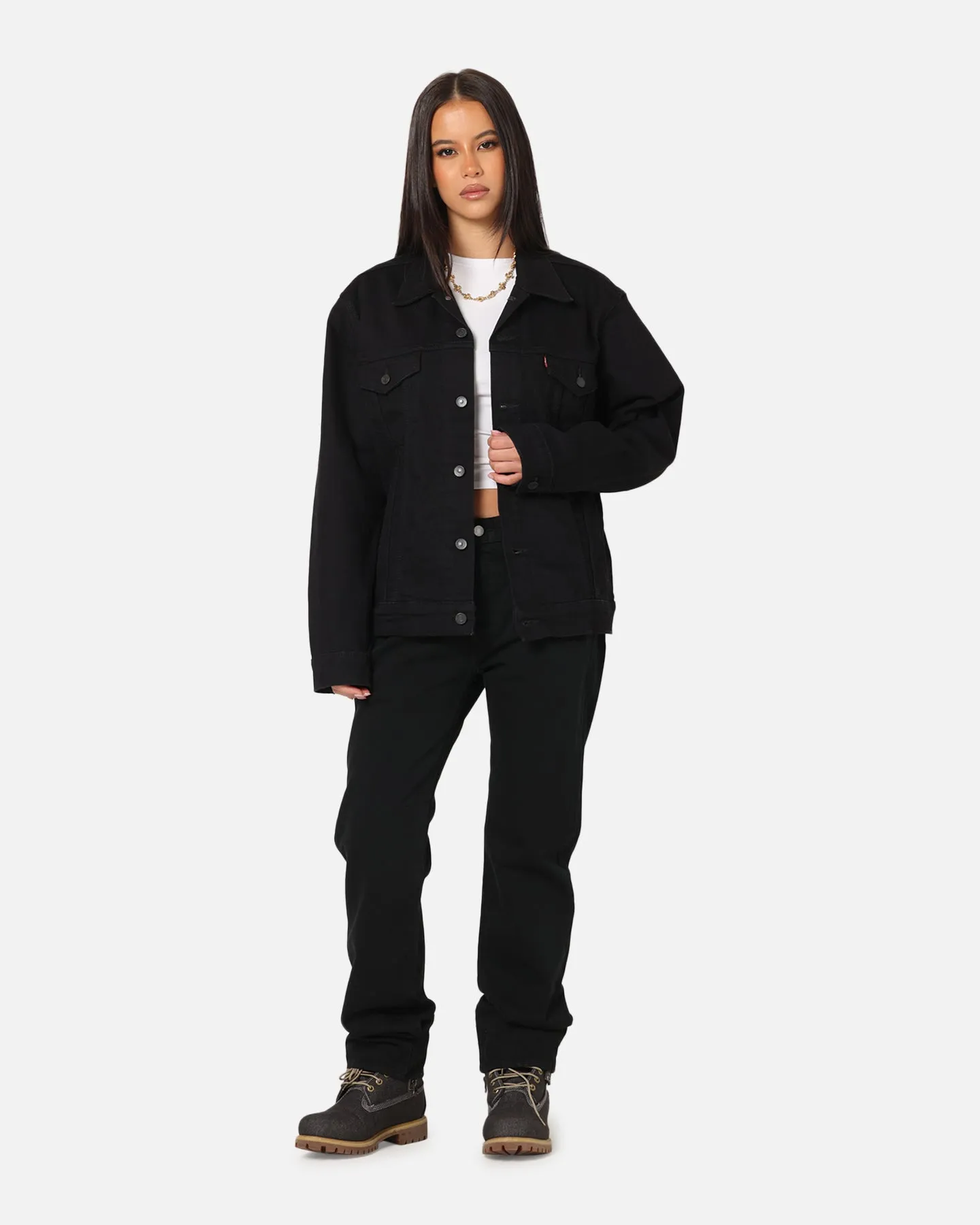 Levi Strauss And Co Denim Trucker Jacket Black sold by Culture Kings product image thumbnail 2