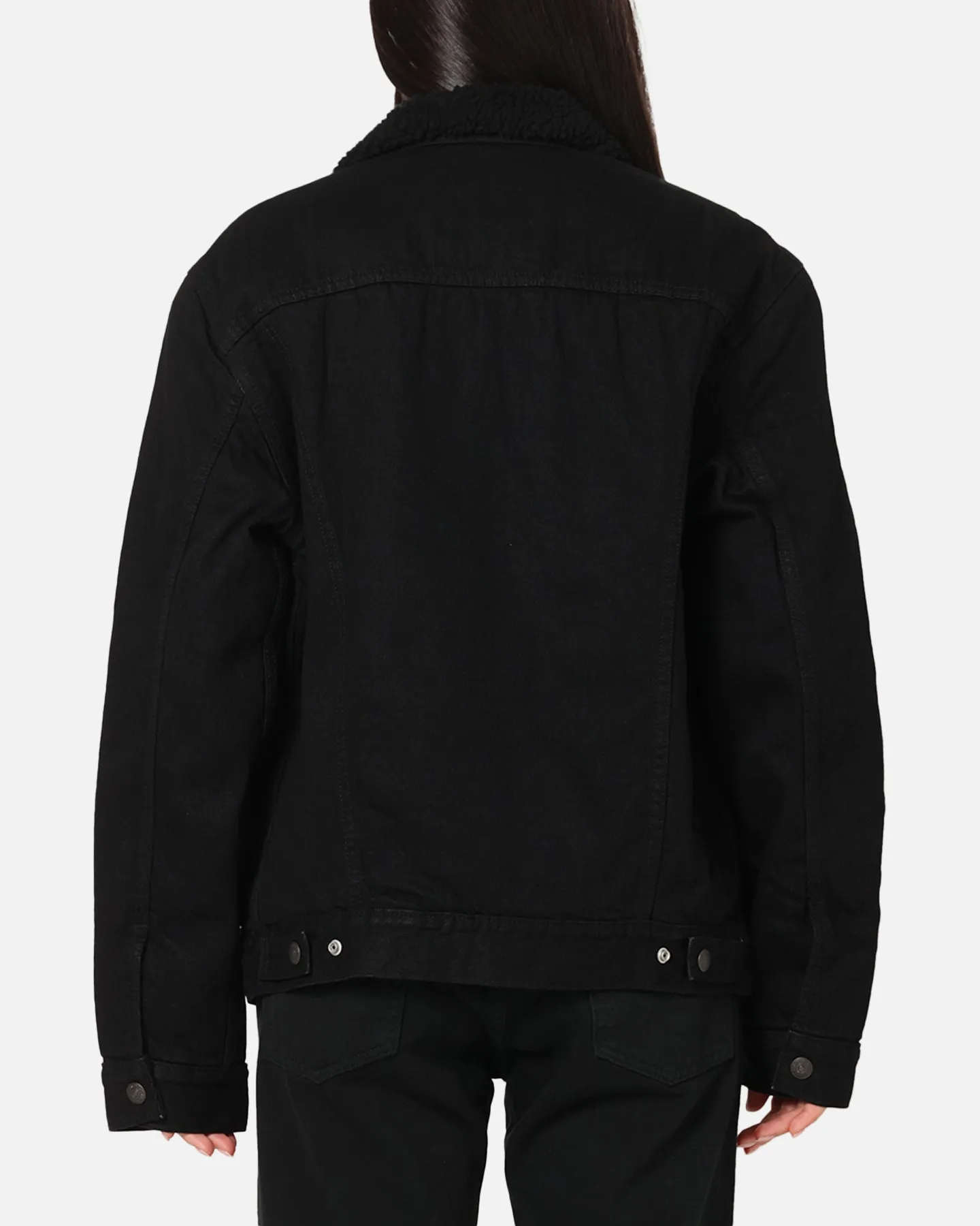 Levi Strauss And Co Relaxed Fit Sherpa Trucker Jacket Black sold by Culture Kings product image thumbnail 3