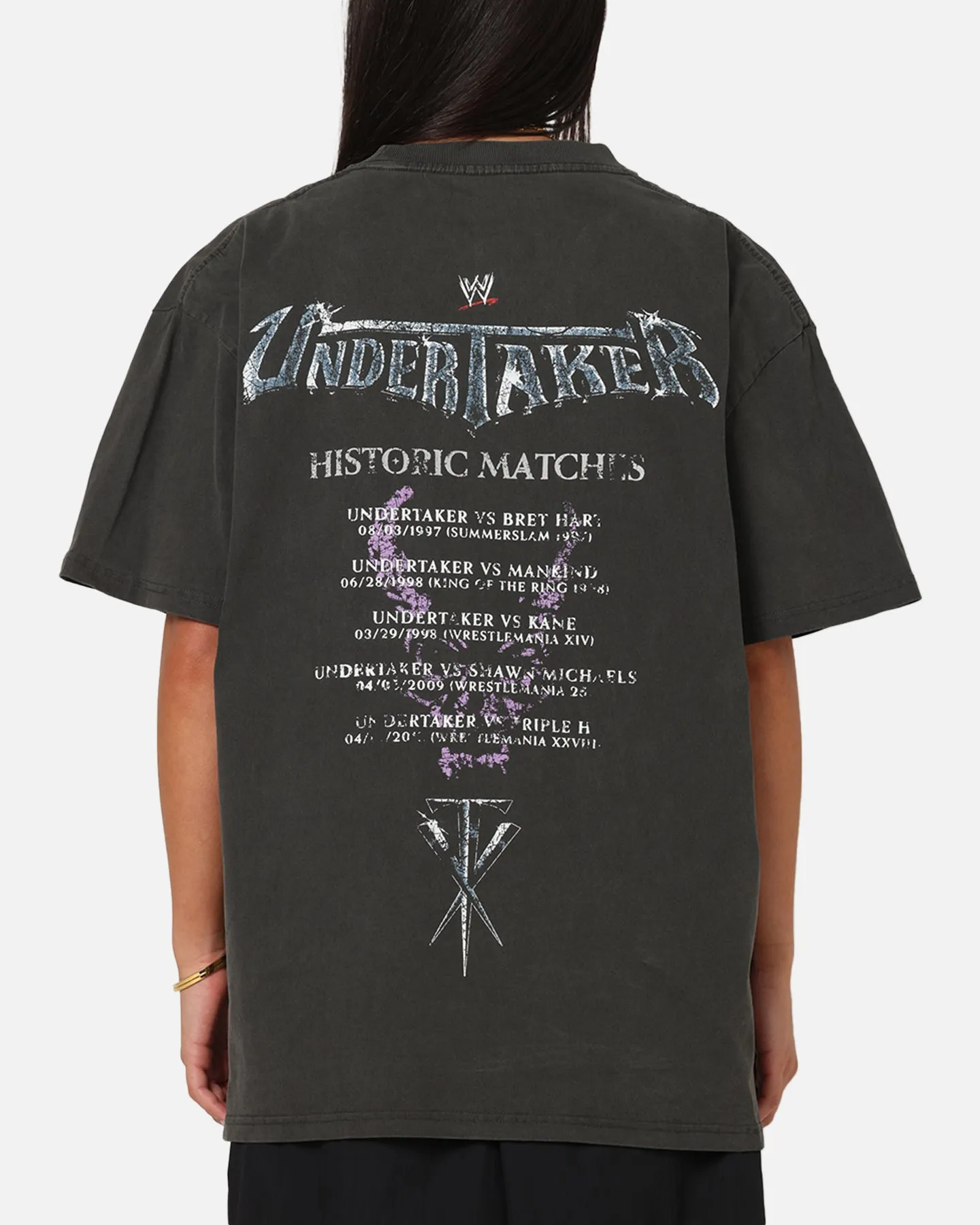 Culture Kings X WWE The Undertaker Summer Slam Heavy T-Shirt Black Wash sold by Culture Kings product image thumbnail 2