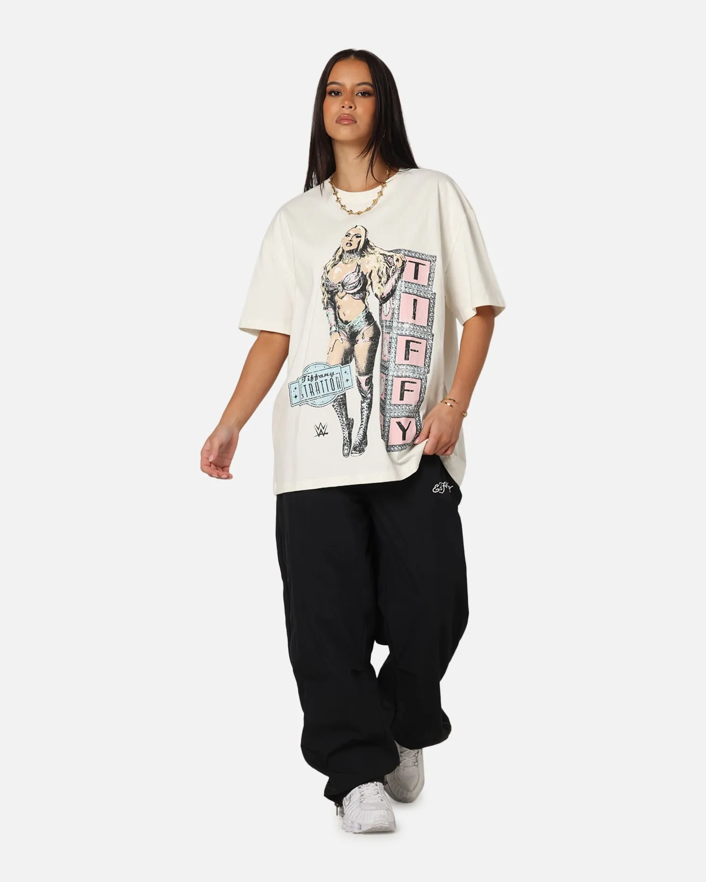 Culture Kings X WWE Tiffany Stratton Summer Slam Heavy T-Shirt Off White sold by Culture Kings product image thumbnail 3