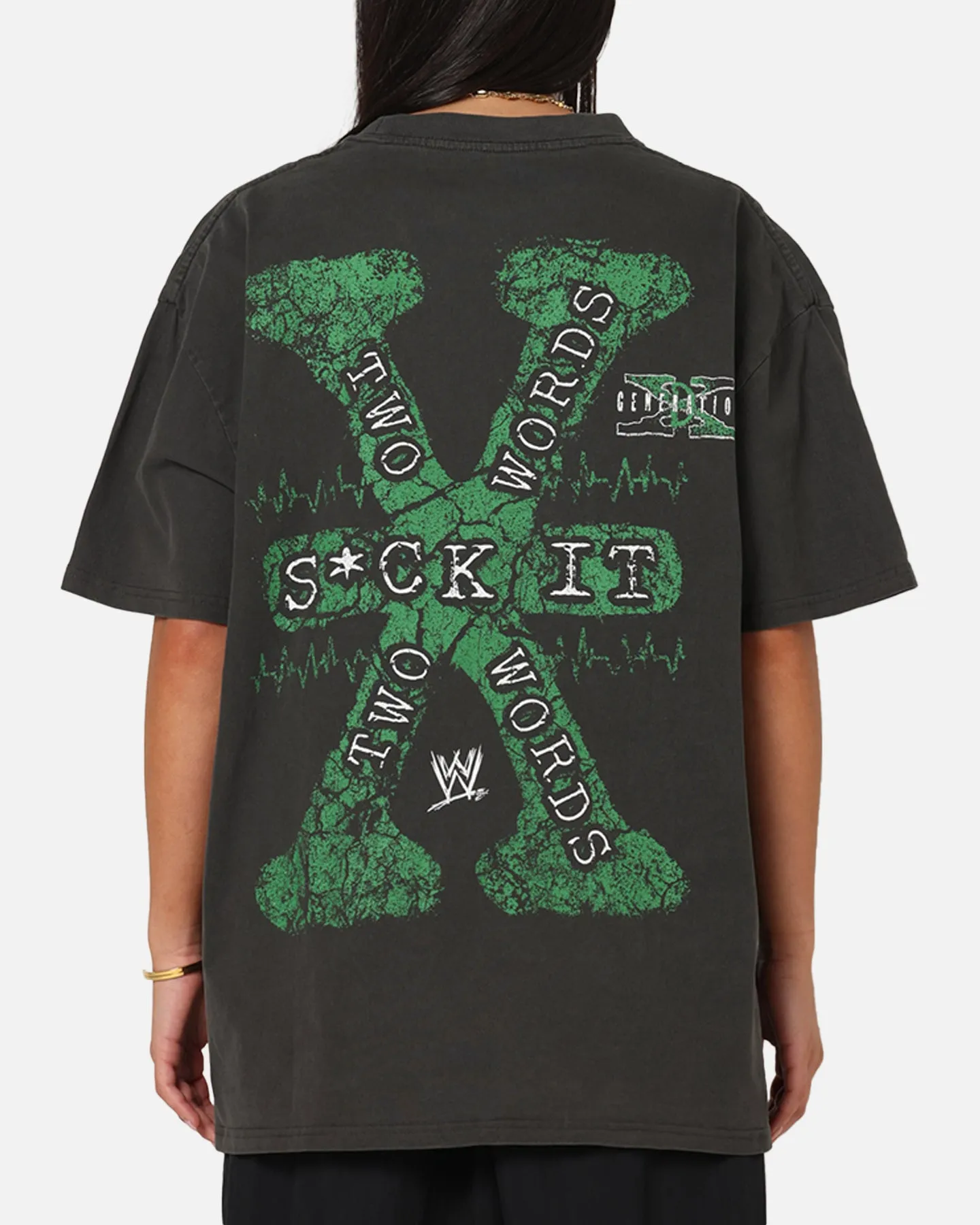 Culture Kings X WWE D-Generation X Summer Slam Heavy T-Shirt Black Wash sold by Culture Kings product image thumbnail 2