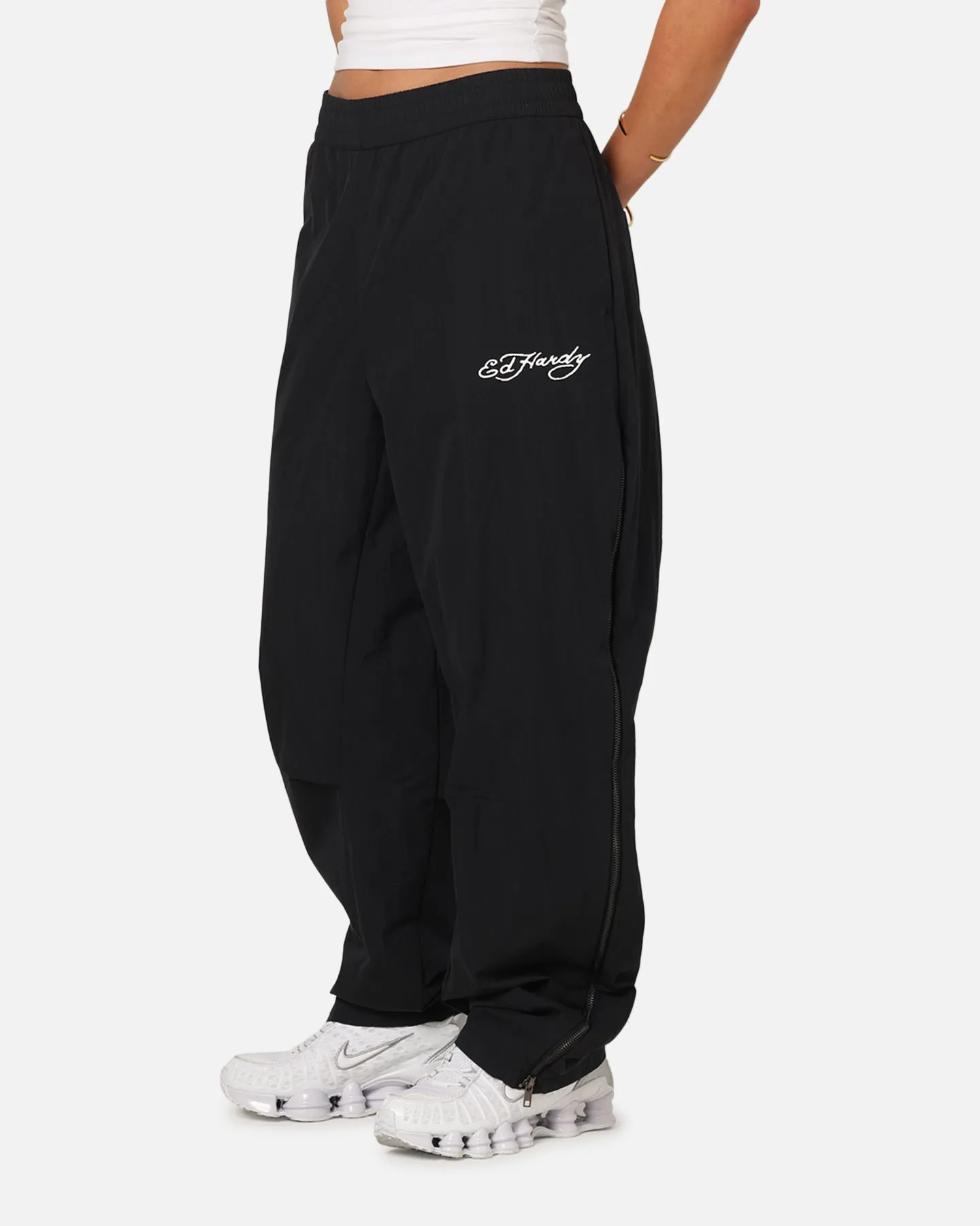 Ed Hardy Zip Track Pants Black sold by Culture Kings product image thumbnail 5