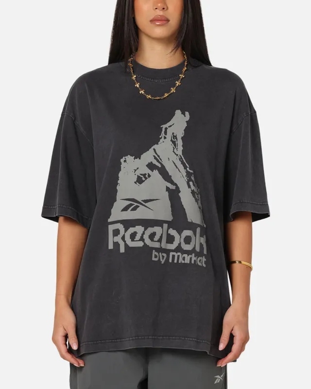 Reebok X Market Graphic T-Shirt Black/Silver sold by Culture Kings
