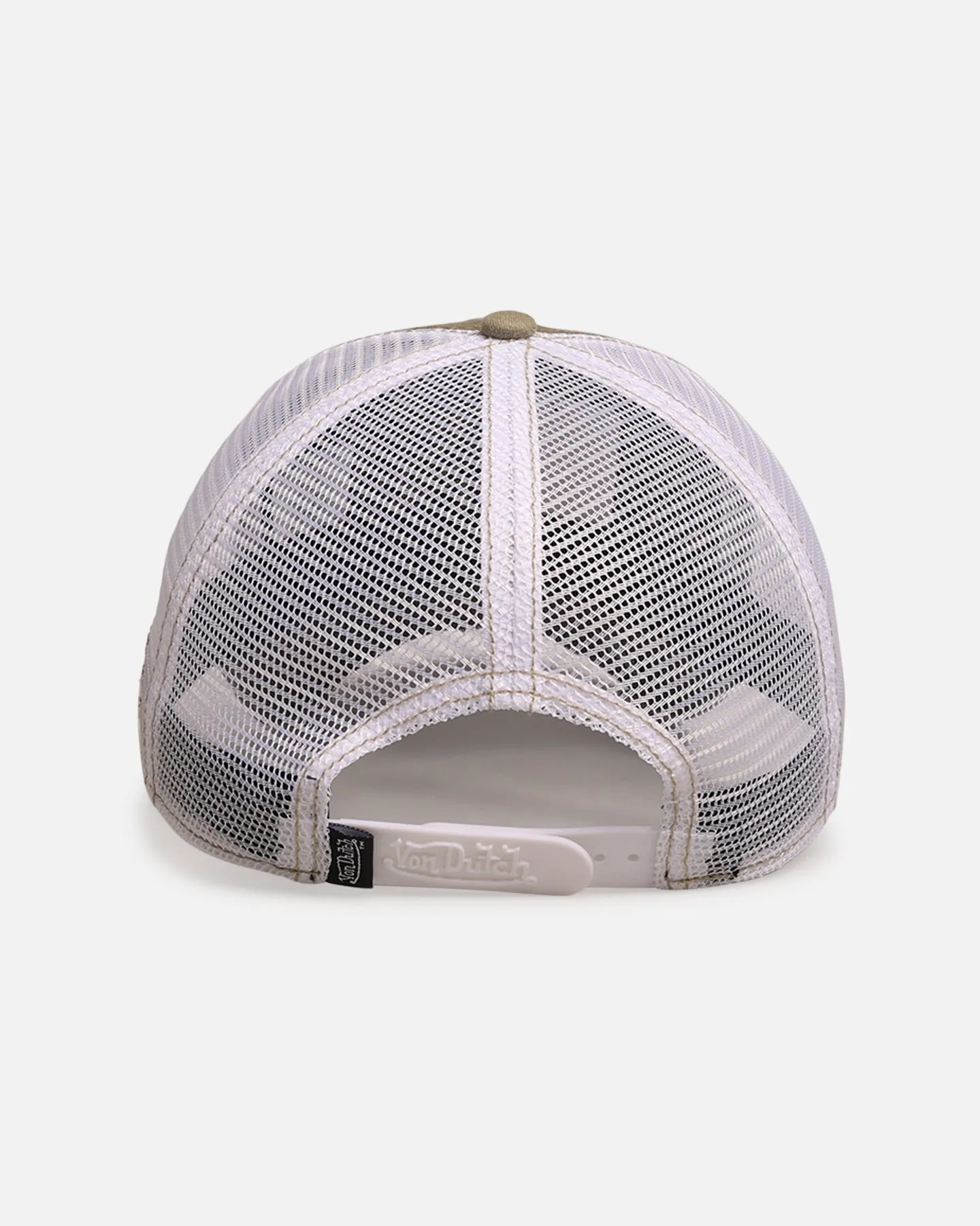 Von Dutch Destroyed Twill Trucker Snapback Washed Khaki sold by Culture Kings product image thumbnail 2