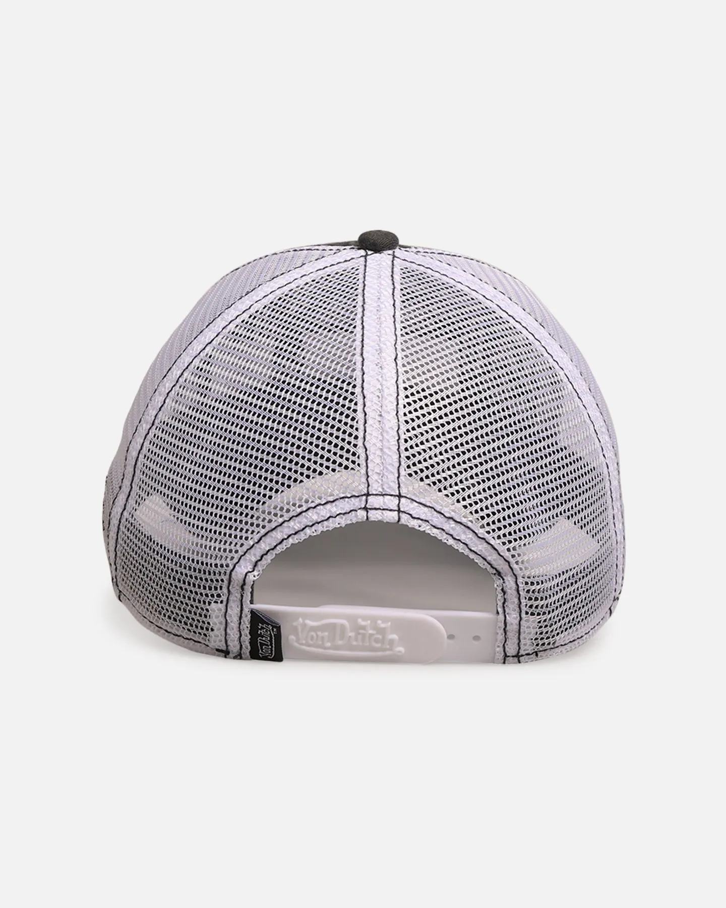 Von Dutch Destroyed Twill Trucker Snapback Washed Black sold by Culture Kings product image thumbnail 2