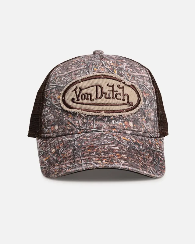 Von Dutch Twill Camo Trucker Snapback Camo sold by Culture Kings