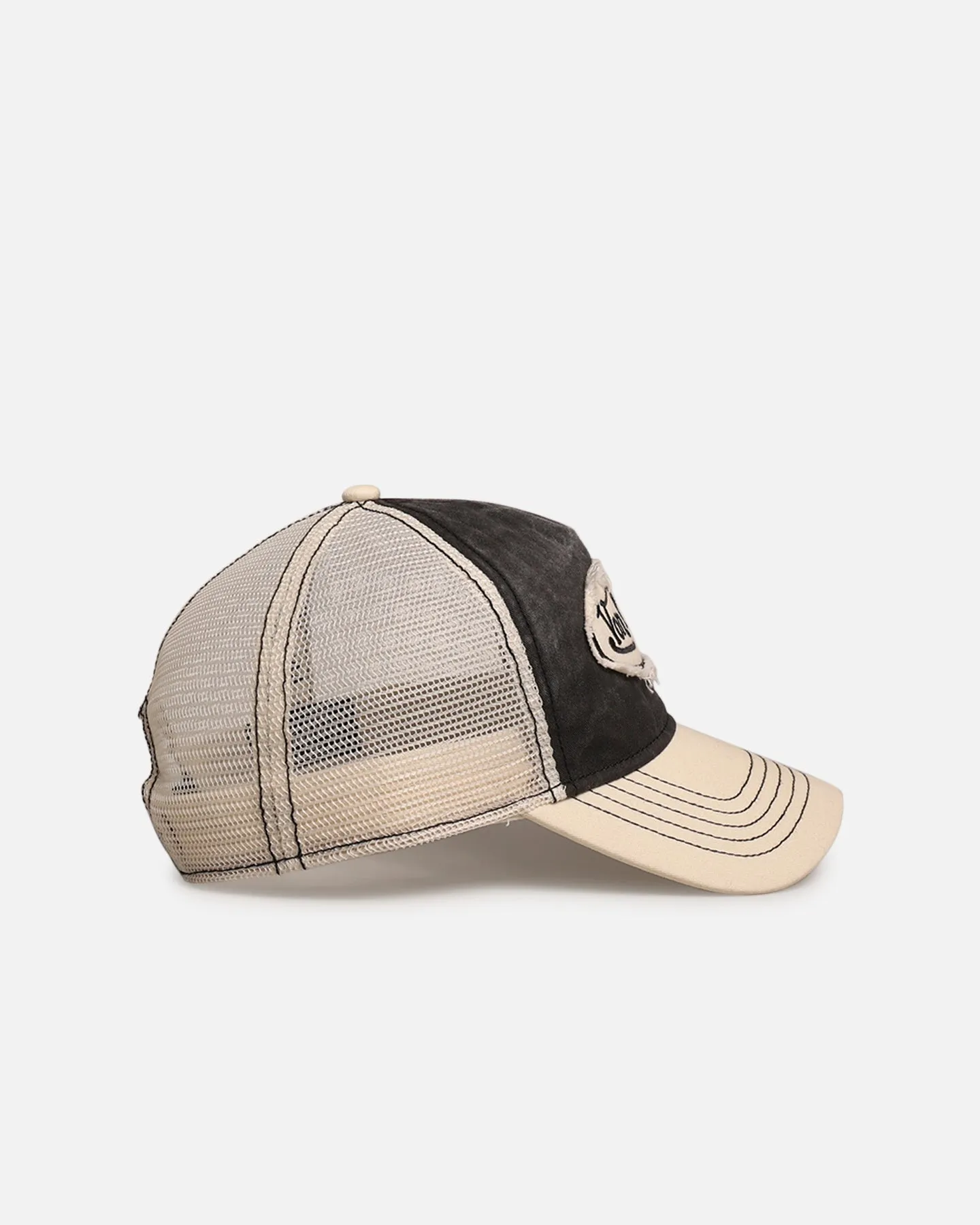 Von Dutch Von Dutch Washed Trucker Snapback Ecru/Black sold by Culture Kings product image thumbnail 3