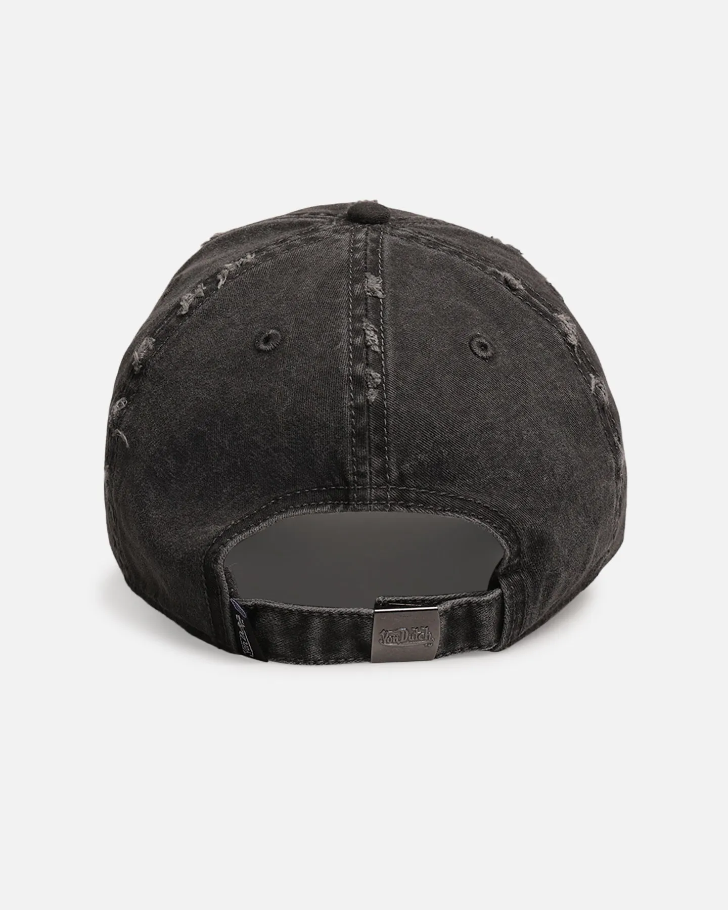 Von Dutch Von Dutch Distressed Twill Strapback Cap Black sold by Culture Kings product image thumbnail 2