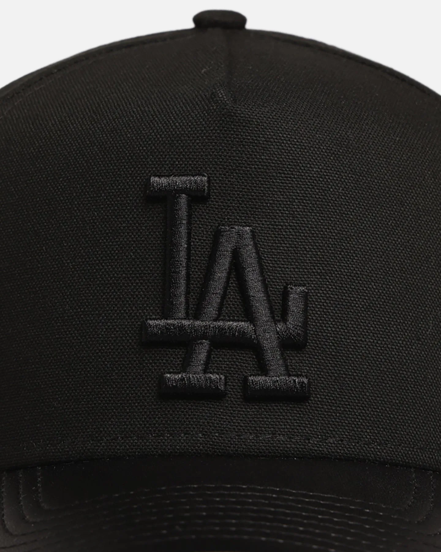 New Era Los Angeles Dodgers 'Canvas Leather' 9FORTY A-Frame Snapback Black sold by Culture Kings product image thumbnail 5