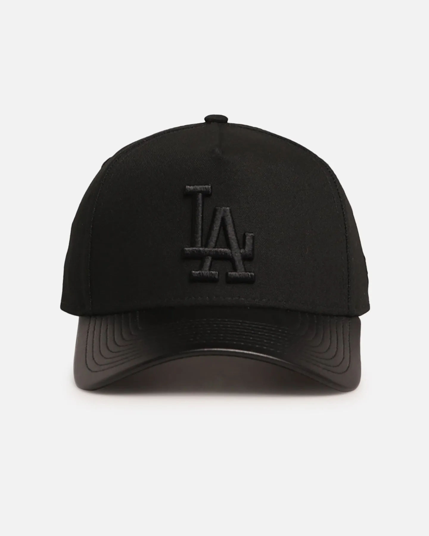 New Era Los Angeles Dodgers 'Canvas Leather' 9FORTY A-Frame Snapback Black sold by Culture Kings