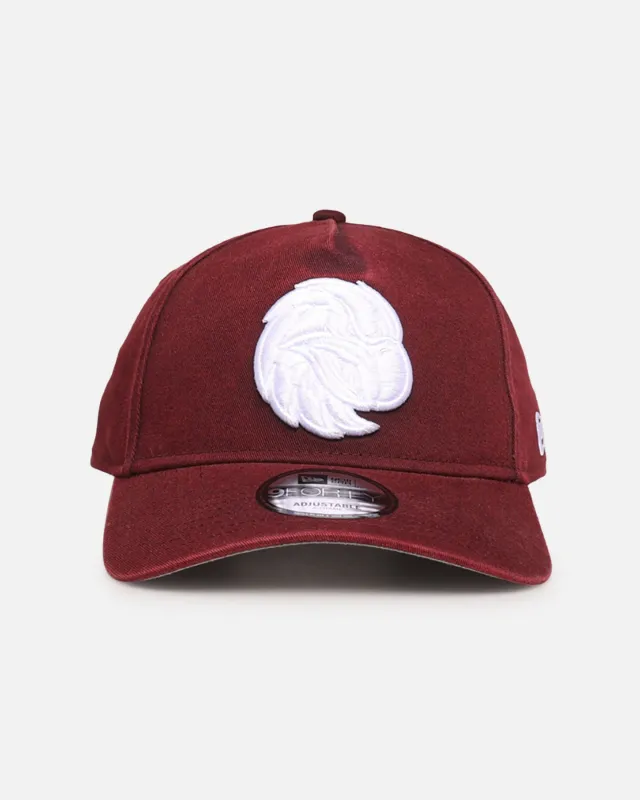New Era Manly-Warringah Sea Eagles 'NRL Washed OTC' 9FORTY A-Frame Snapback Dark Purple made by New Era