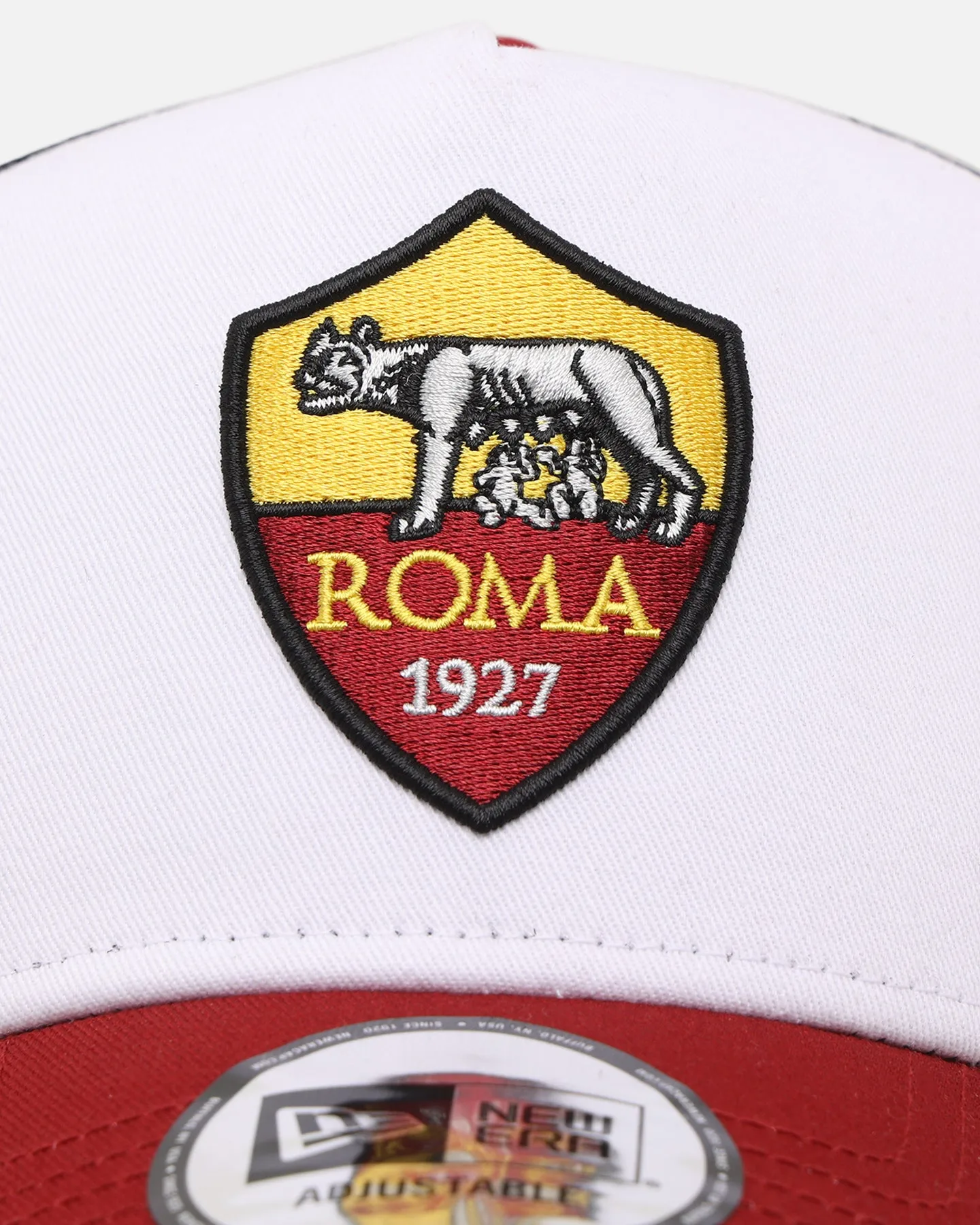 New Era AS Roma 9FORTY A-Frame Trucker Snapback White sold by Culture Kings product image thumbnail 5