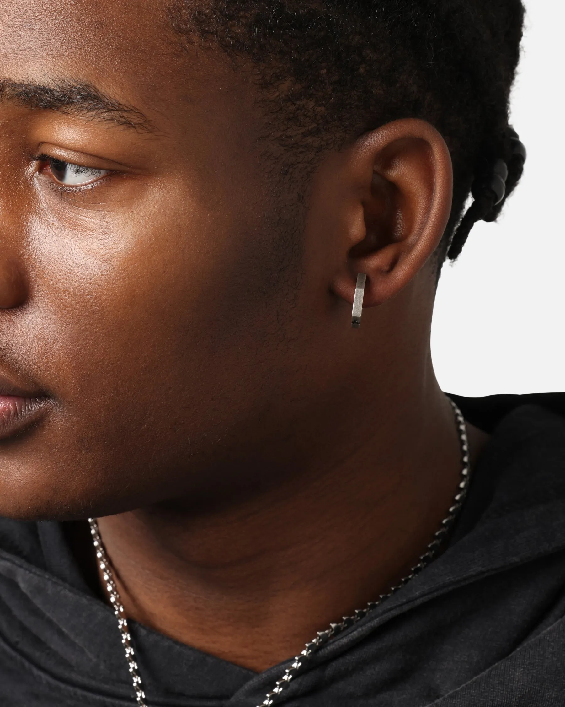 Saint Morta Hex Earrings Antique Silver sold by Culture Kings product image thumbnail 2