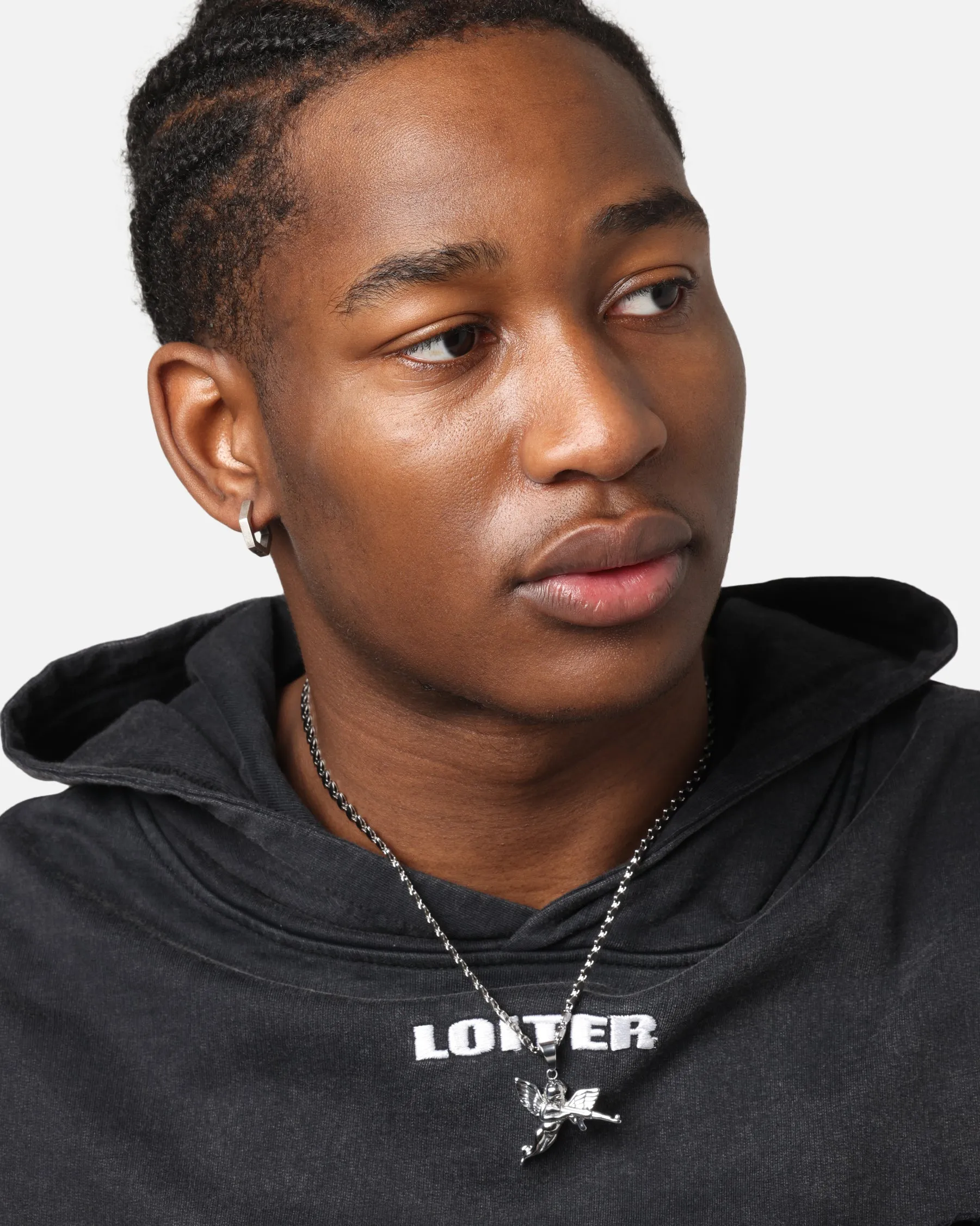 Saint Morta Hex Earrings Antique Silver sold by Culture Kings product image thumbnail 4