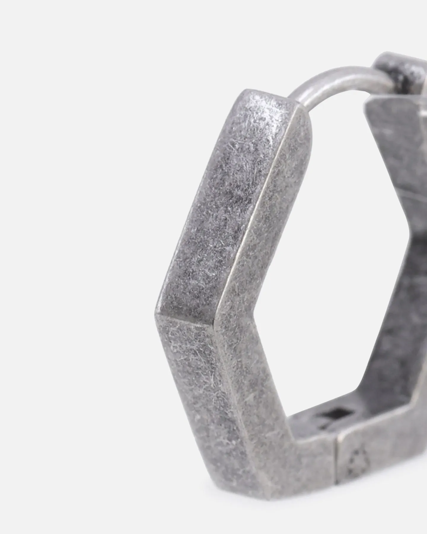 Saint Morta Hex Earrings Antique Silver sold by Culture Kings product image thumbnail 3