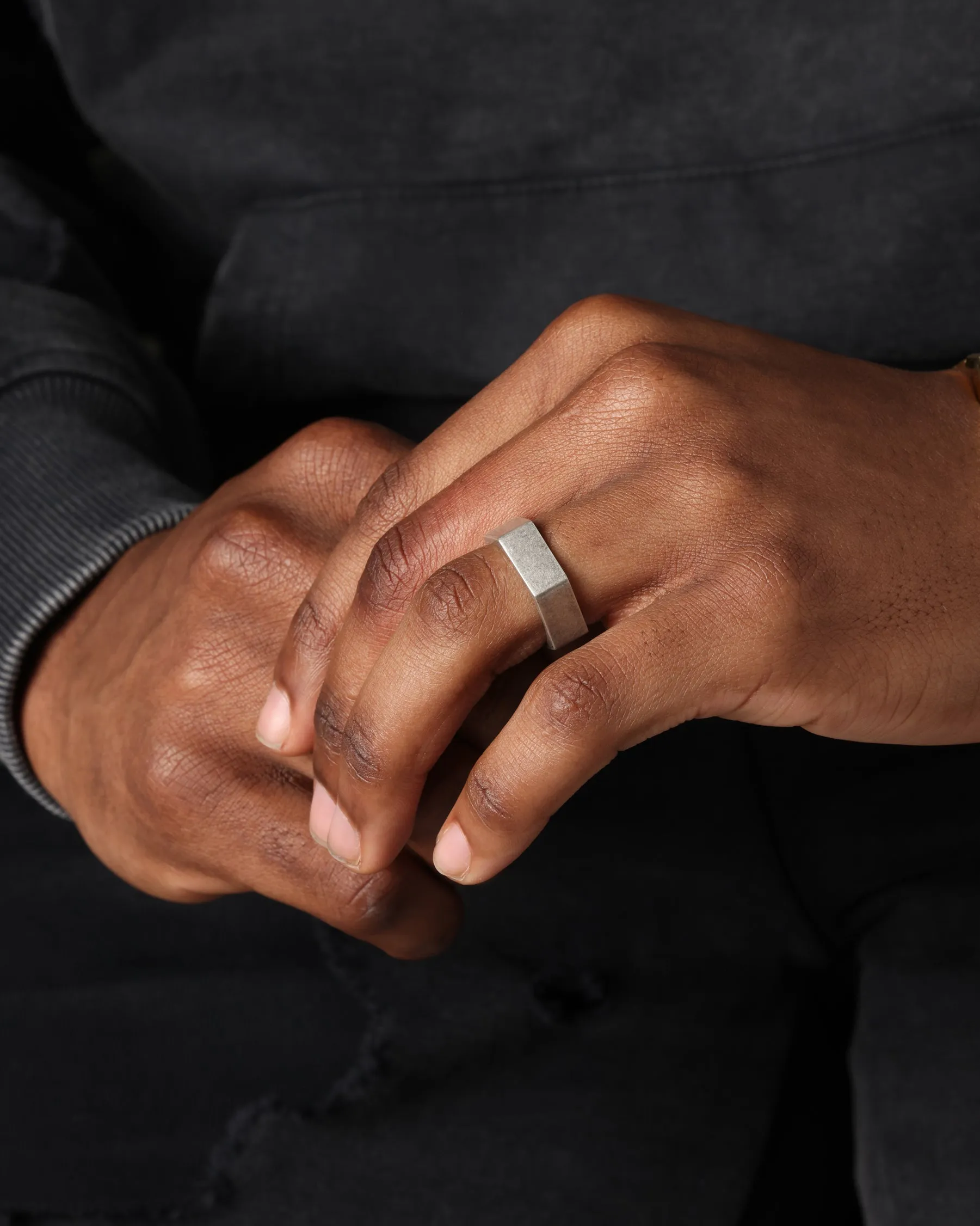 Saint Morta Hex Ring Antique Silver sold by Culture Kings product image thumbnail 2