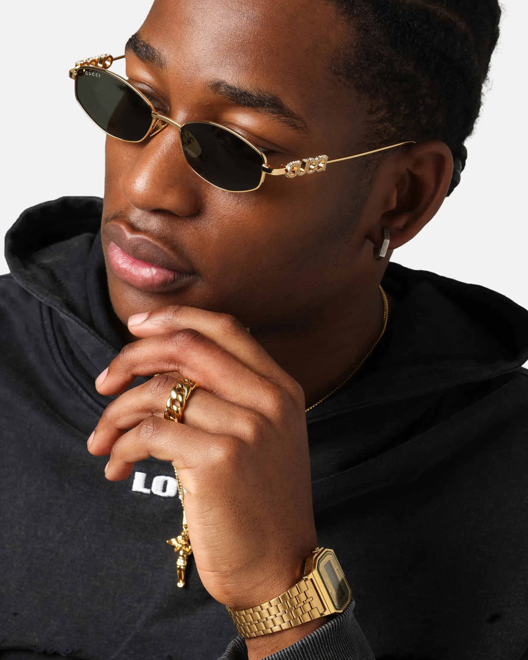 Saint Morta Cuban Ring Gold sold by Culture Kings product image thumbnail 2