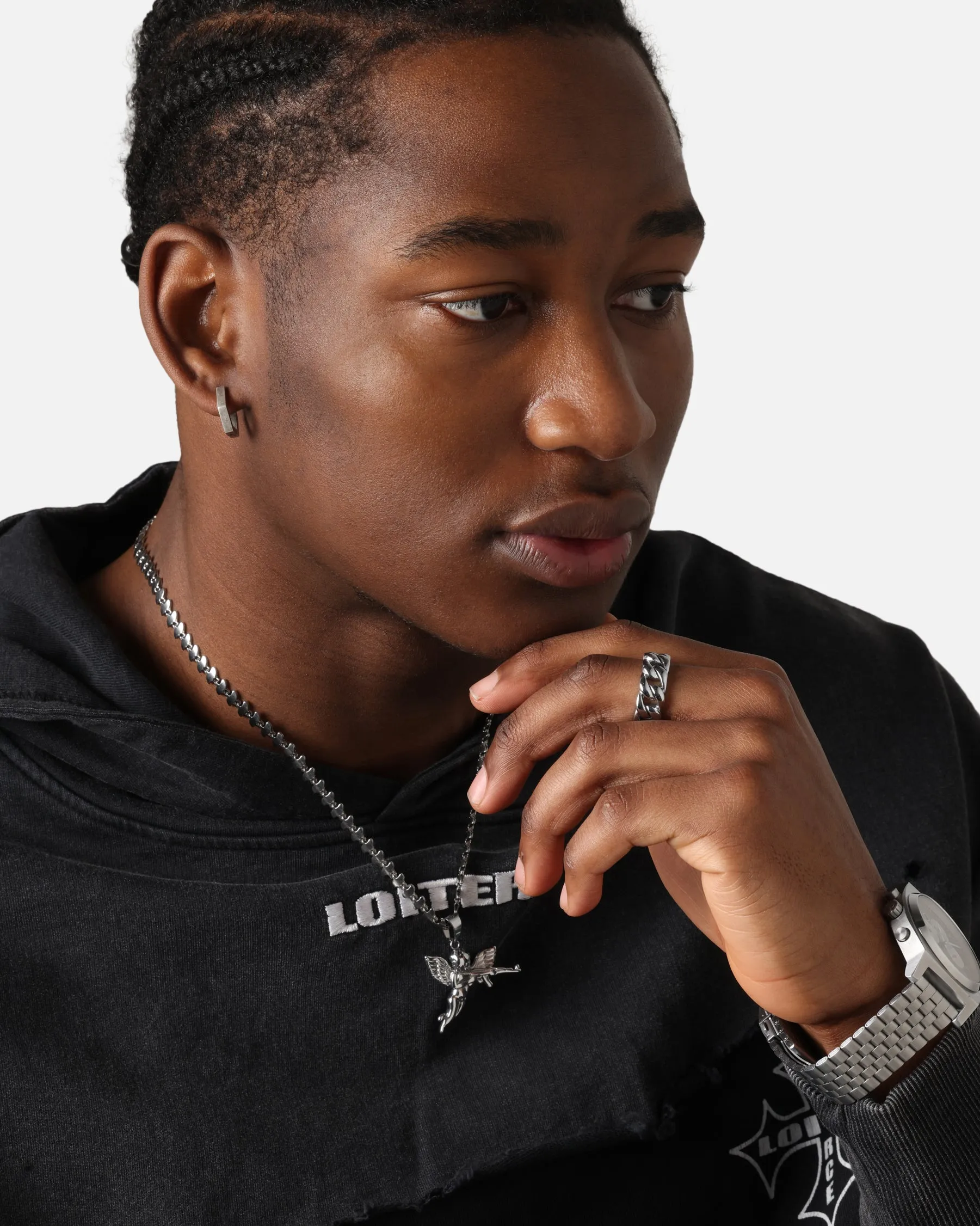 Saint Morta Cuban Ring White Gold sold by Culture Kings product image thumbnail 4