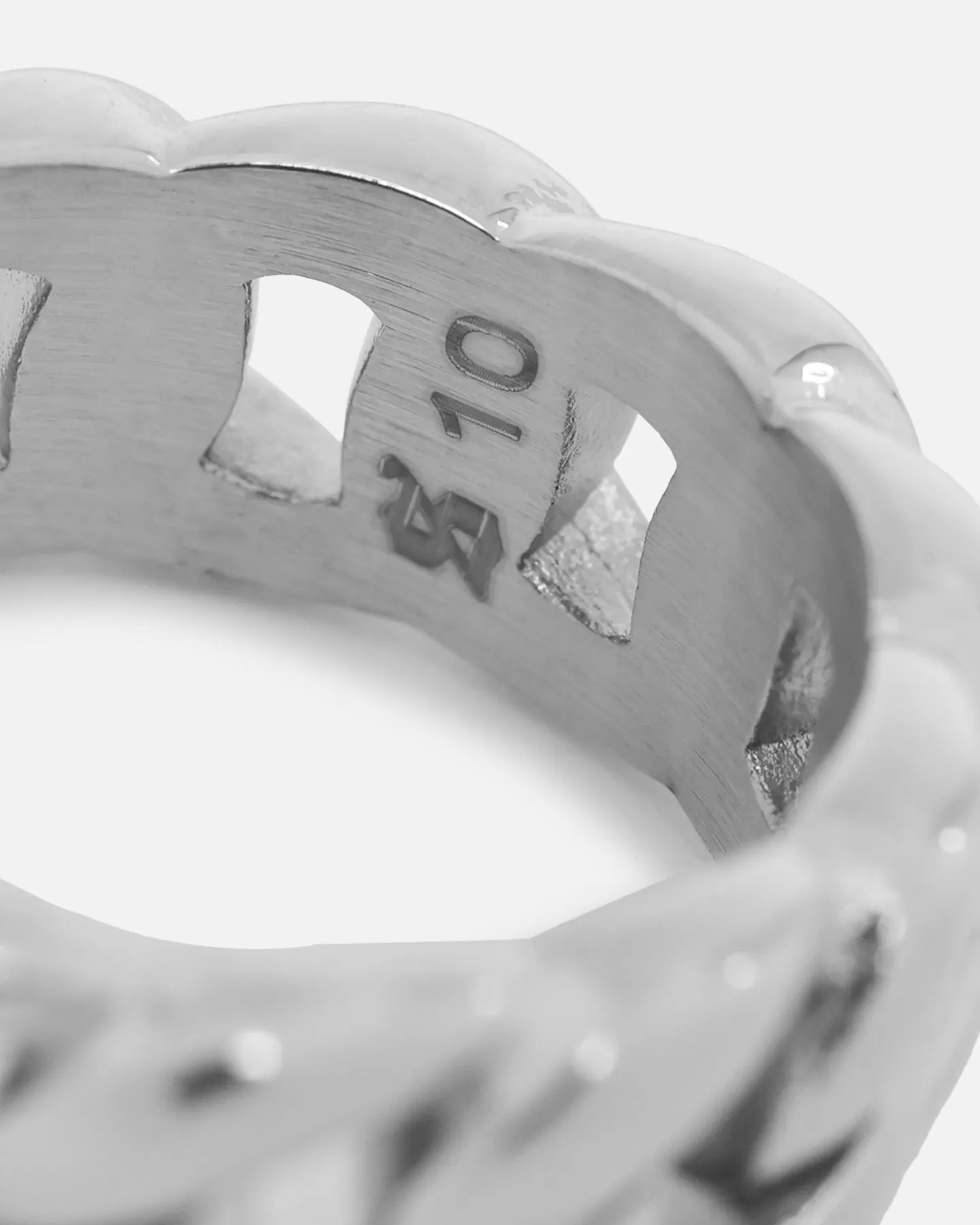 Saint Morta Cuban Ring White Gold sold by Culture Kings product image thumbnail 5