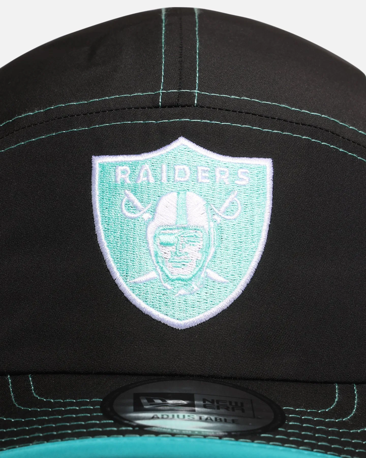New Era Las Vegas Raiders 'Black Aqua' Camper Strapback Black/Aqua sold by Culture Kings product image thumbnail 5