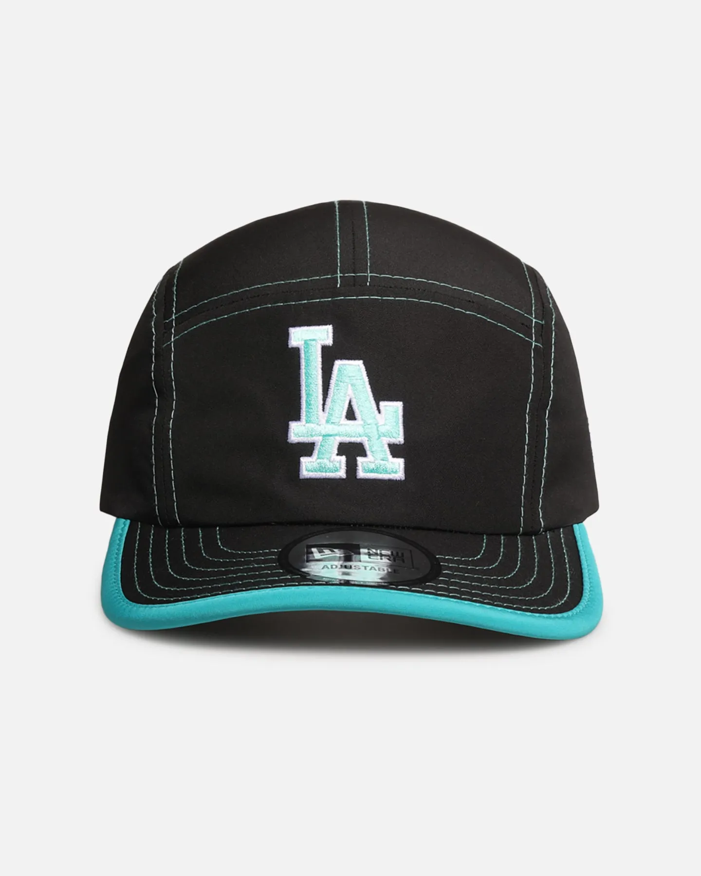 New Era Los Angeles Dodgers 'Black Aqua' Camper Strapback Black/Aqua sold by Culture Kings