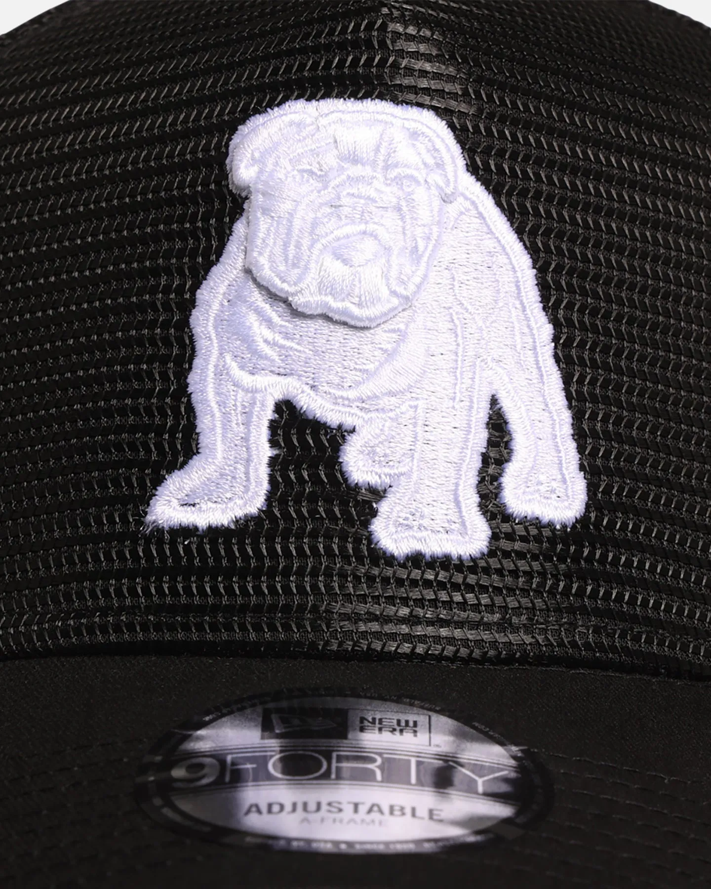 New Era Canterbury-Bankstown Bulldogs 'NRL Mesh Crown' 9FORTY A-Frame Trucker Snapback Black sold by Culture Kings product image thumbnail 5