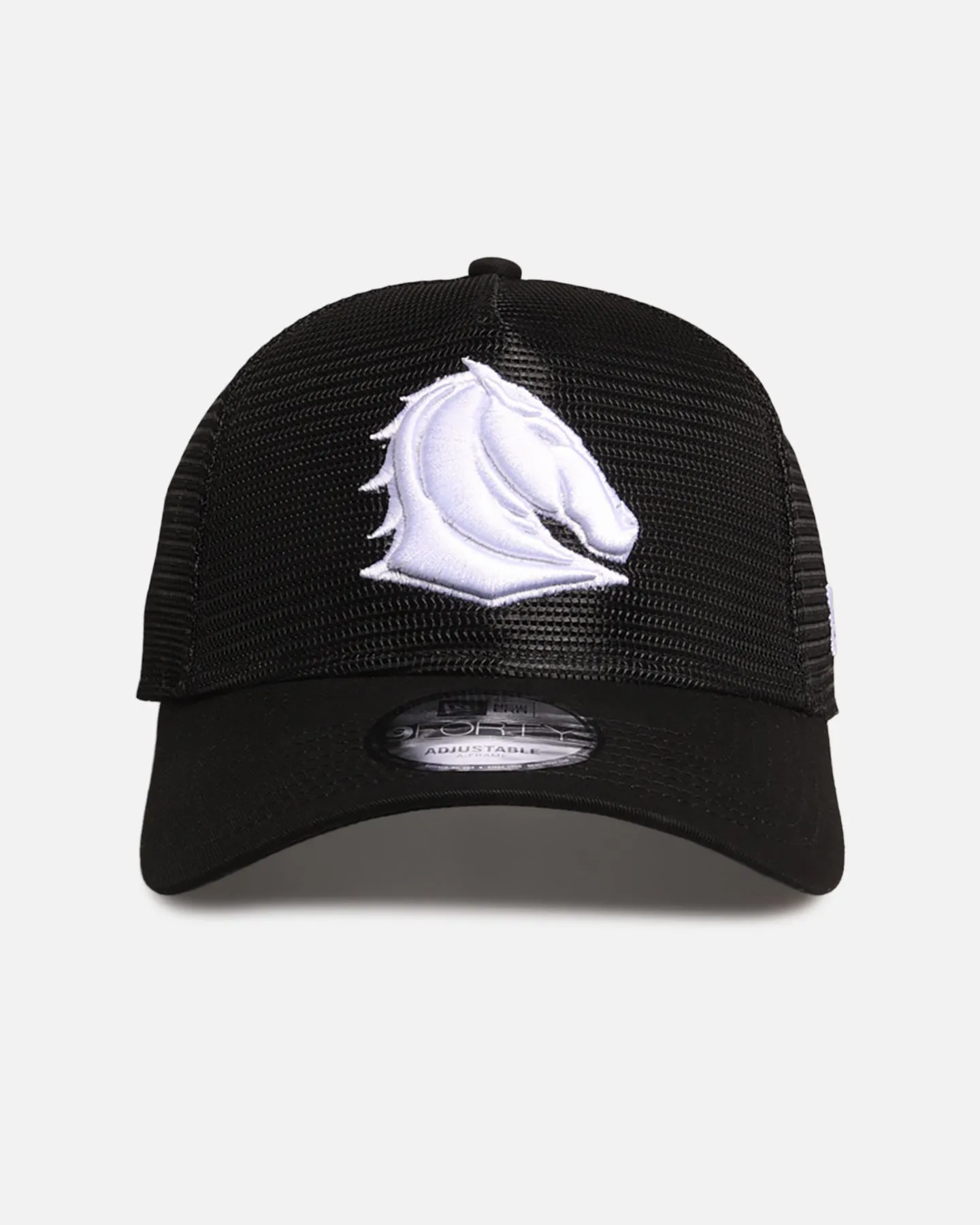 New Era Brisbane Broncos 'NRL Mesh Crown' 9FORTY A-Frame Trucker Snapback Black sold by Culture Kings