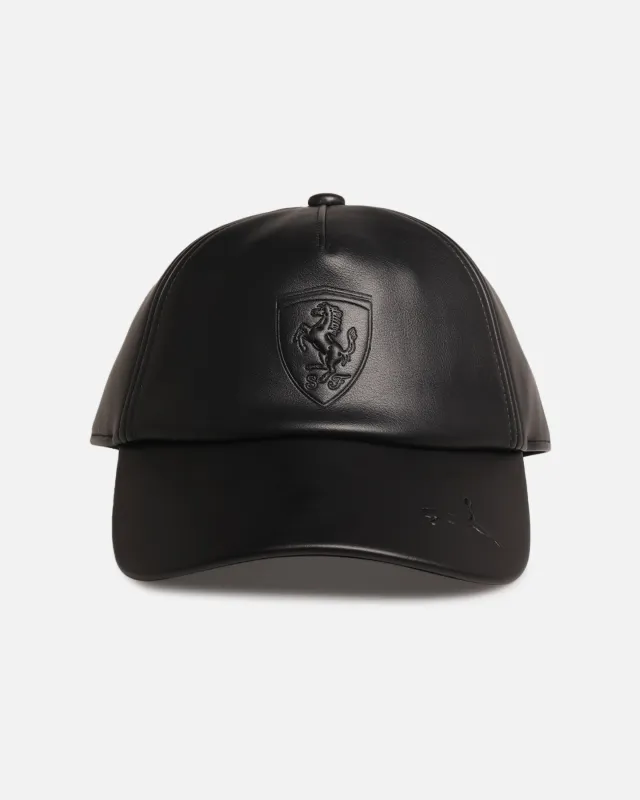 Puma X Scuderia Ferrari Premium Baseball Strapback Cap Black sold by Culture Kings