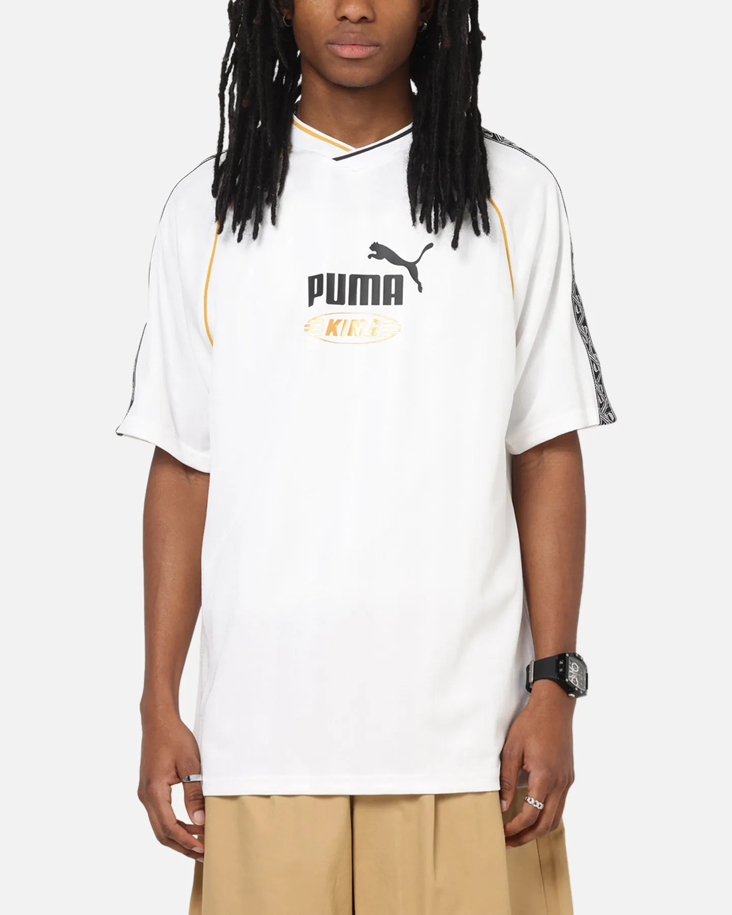 Puma King Relaxed Football Jersey White sold by Culture Kings